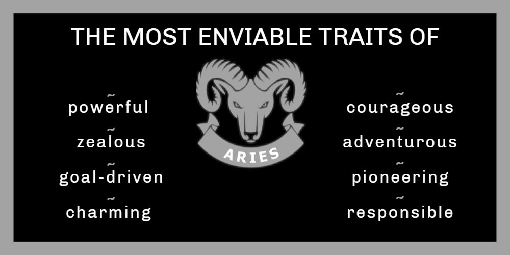 The most enviable traits of Aries