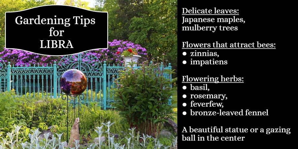 Gardening Tips for Libra