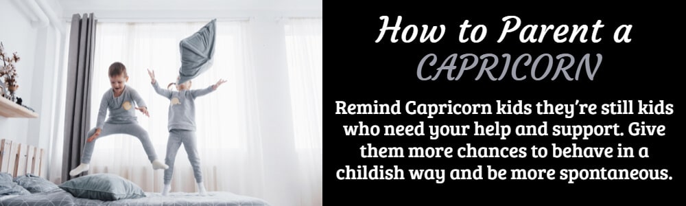 Parenting tips for Capricorn