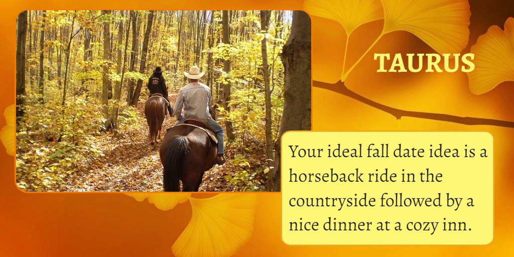 Best Autumn Date Ideas for Taurus