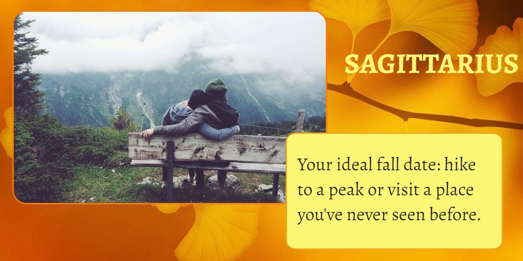 Best Autumn Date Ideas for Sagittarius