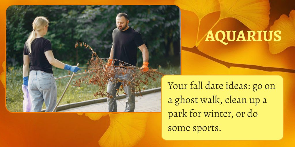 Best Autumn Date Ideas for Aquarius