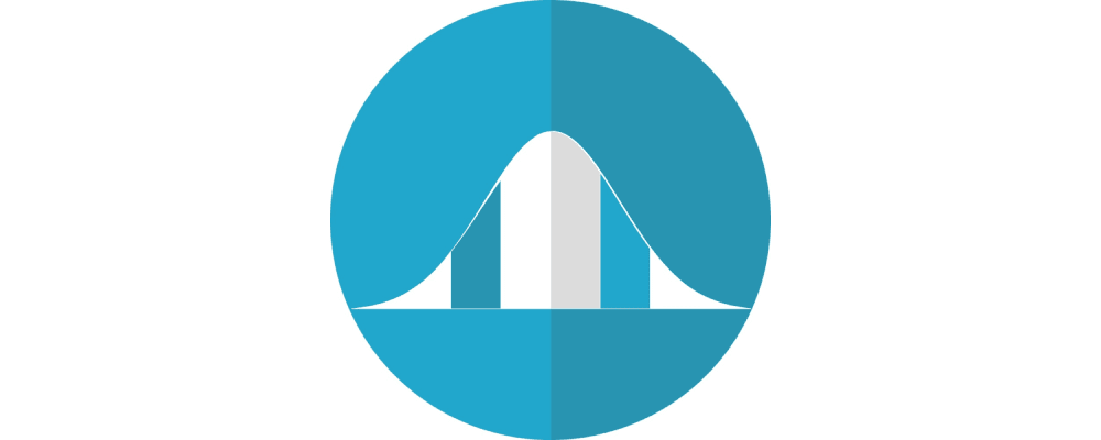 Bell Curve showing how IQ scores are distributed. An IQ of 100 is the mean or peak of the curve.