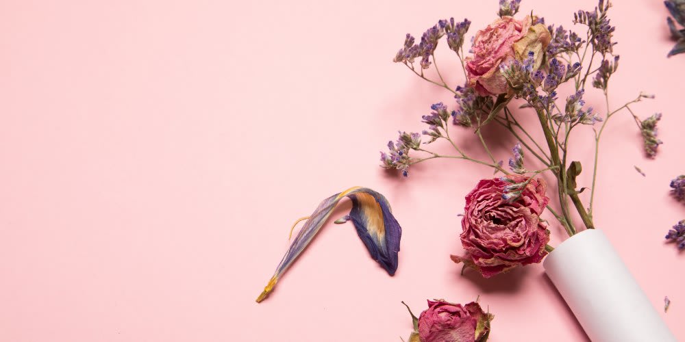 Dried flowers make a long lasting gift.