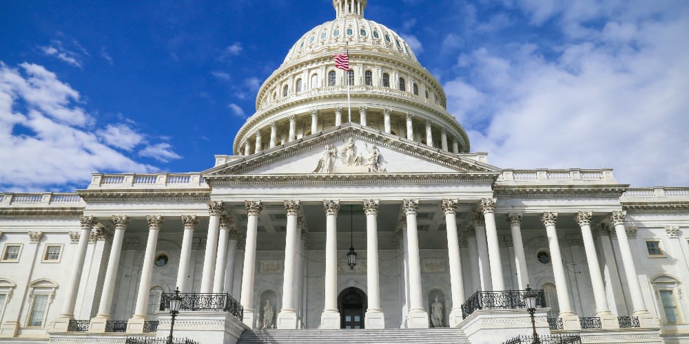 The US Capitol, quiet and empty before hundreds raced to forcefully enter and disrupt Congress.