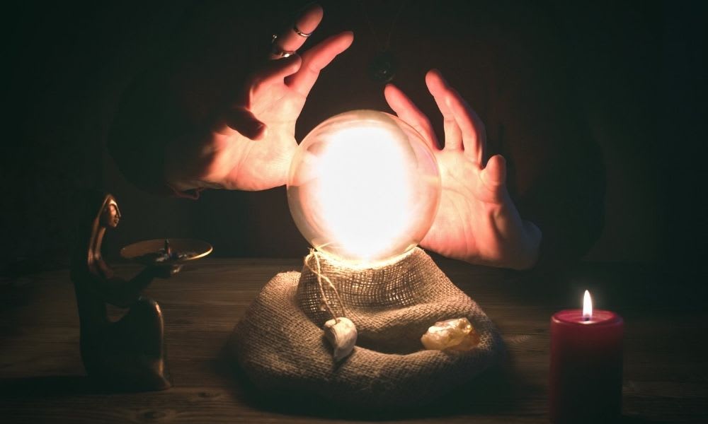 Crystal balls can help you receive helpful messages from spirit.