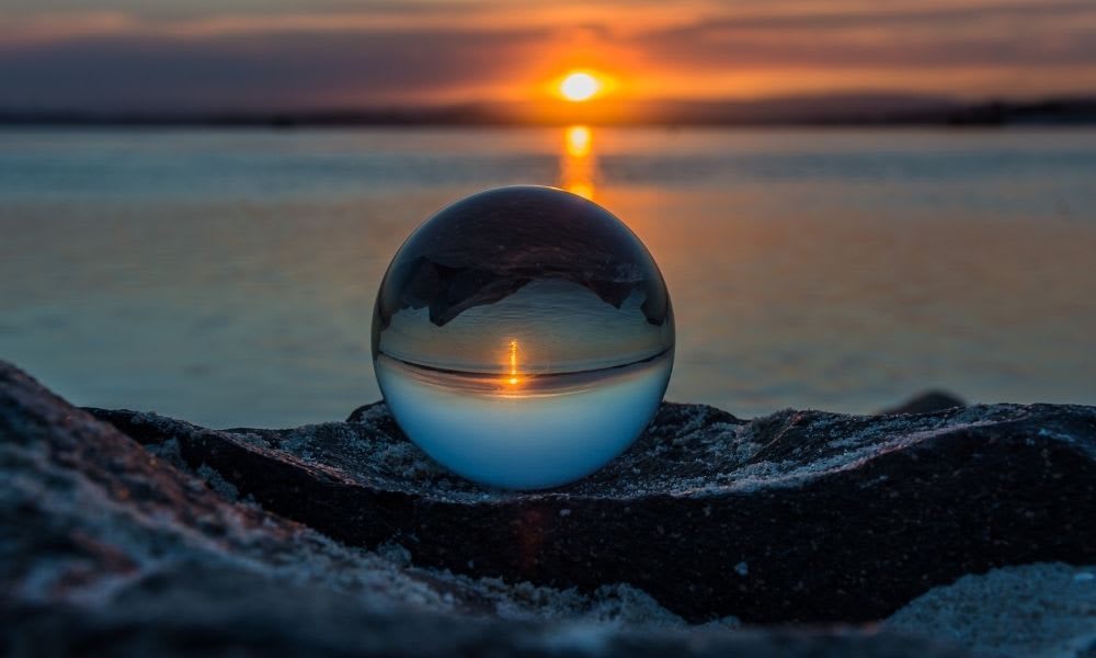 You can your crystal ball yes or no questions while you're still getting used to using it.