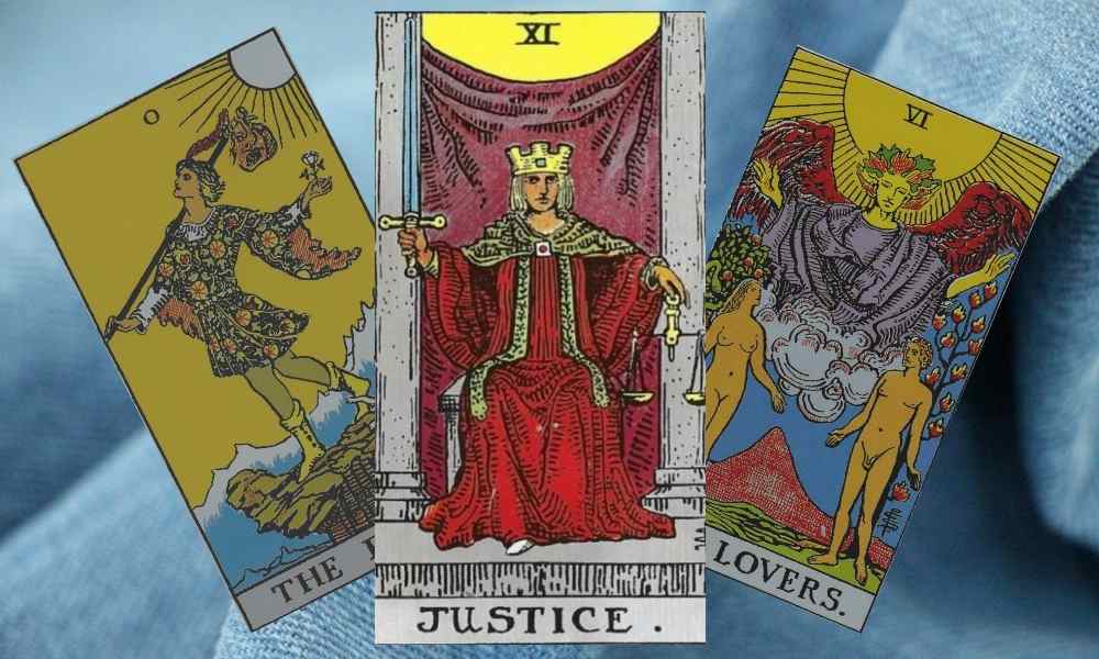 Your actions are always weighed fairly by the Justice card.