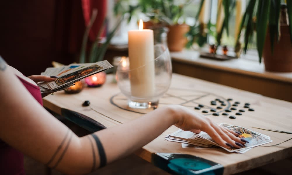 The High Priestess symbolizes the yin and yang of the Tarot