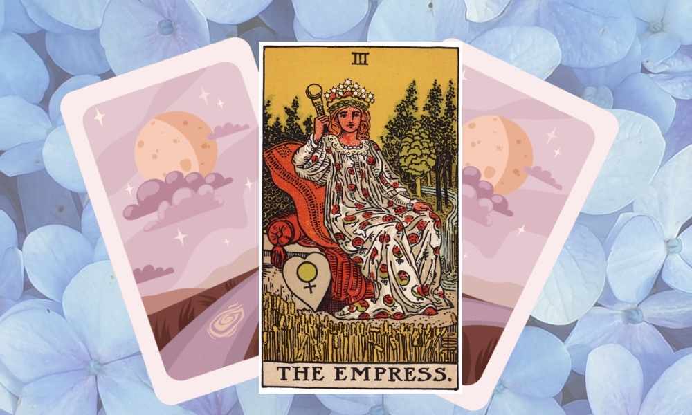 The Empress is a card that helps you connect to your divine feminine energies.