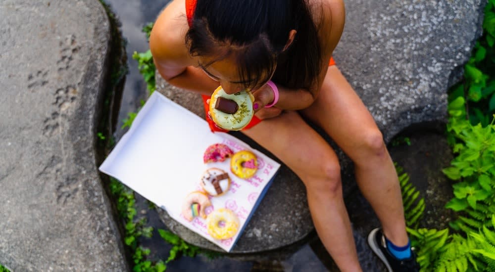 Working out and then immediately consuming a bunch of sweets or unhealthy foods might be counterproductive to your goals.