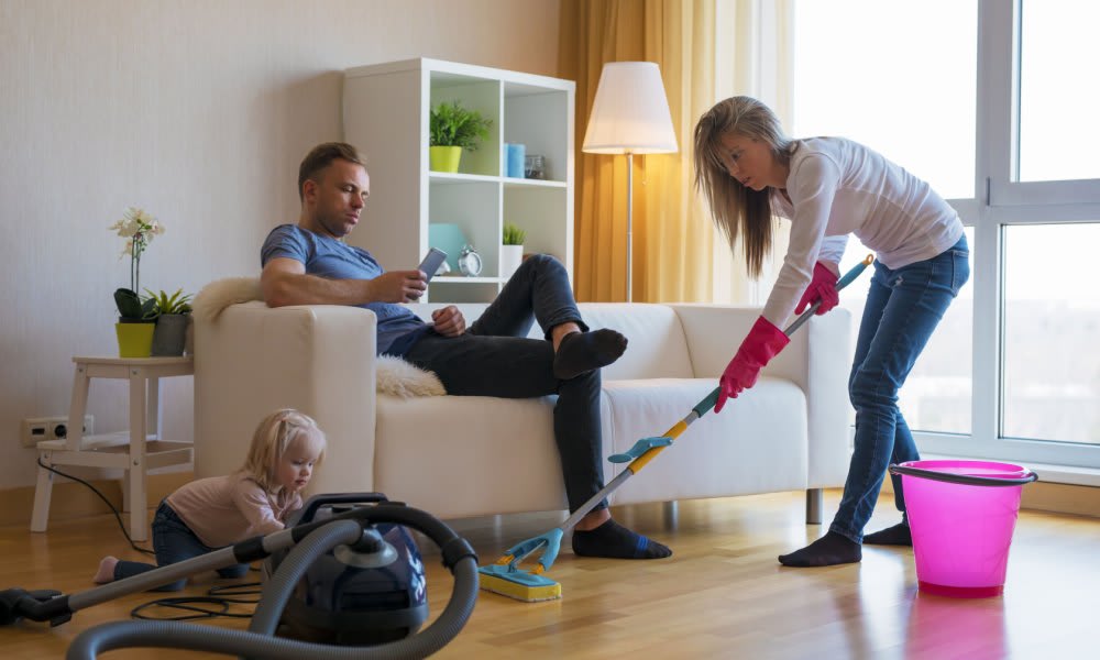 Failing to take his share of household chores is a major turn-off for women