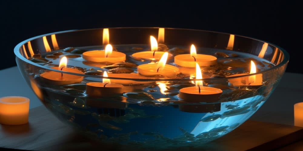 Pisces can manifest with water and candles