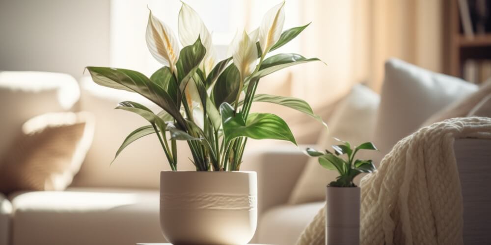 Cancer's lucky plant is peace lily