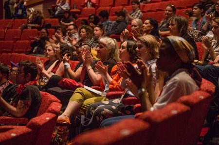 Audience members at Meeting Place 2018 Audience members at Meeting Place 2018