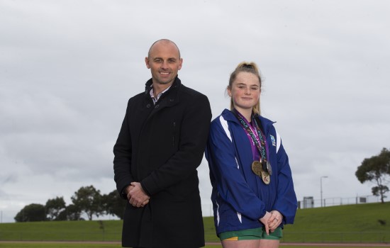 Caytlyn Sharp & Coach Caytlyn Sharp & Coach