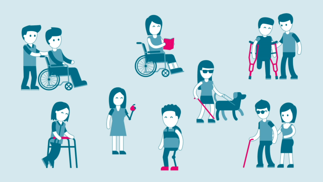 Illustration of disability support