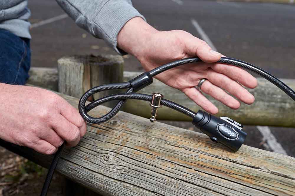 Loop Lock (security lock) for Scooters or Wheelchairs (Blue Badge ...