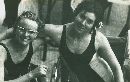Image is of Australian Paralympian, Daphne Hilton.