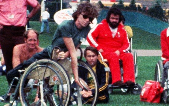 Image is of Australian Paralympian, Tracey Freeman.