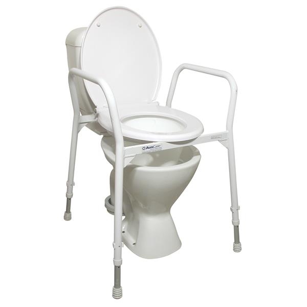 Auscare Over Toilet Frame with Seat Mobility Aids Australia