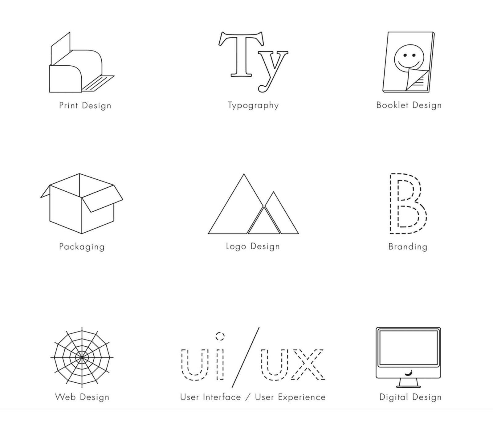 Portfolio Booklet Icons