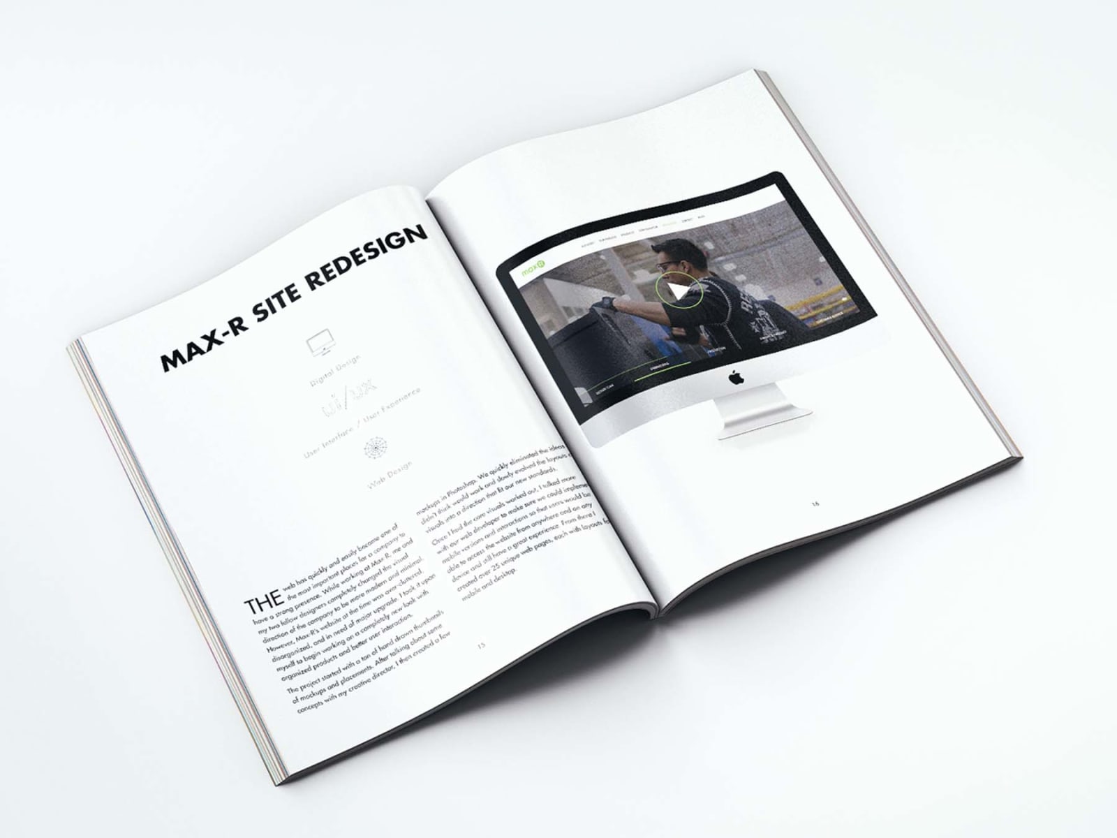 Portfolio Booklet Max-R Website