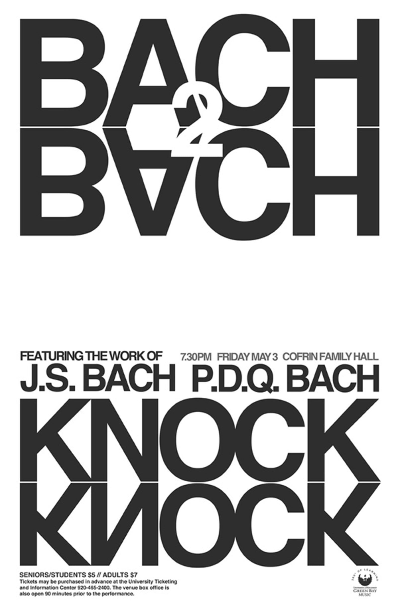 Bach 2 Back Music Poster