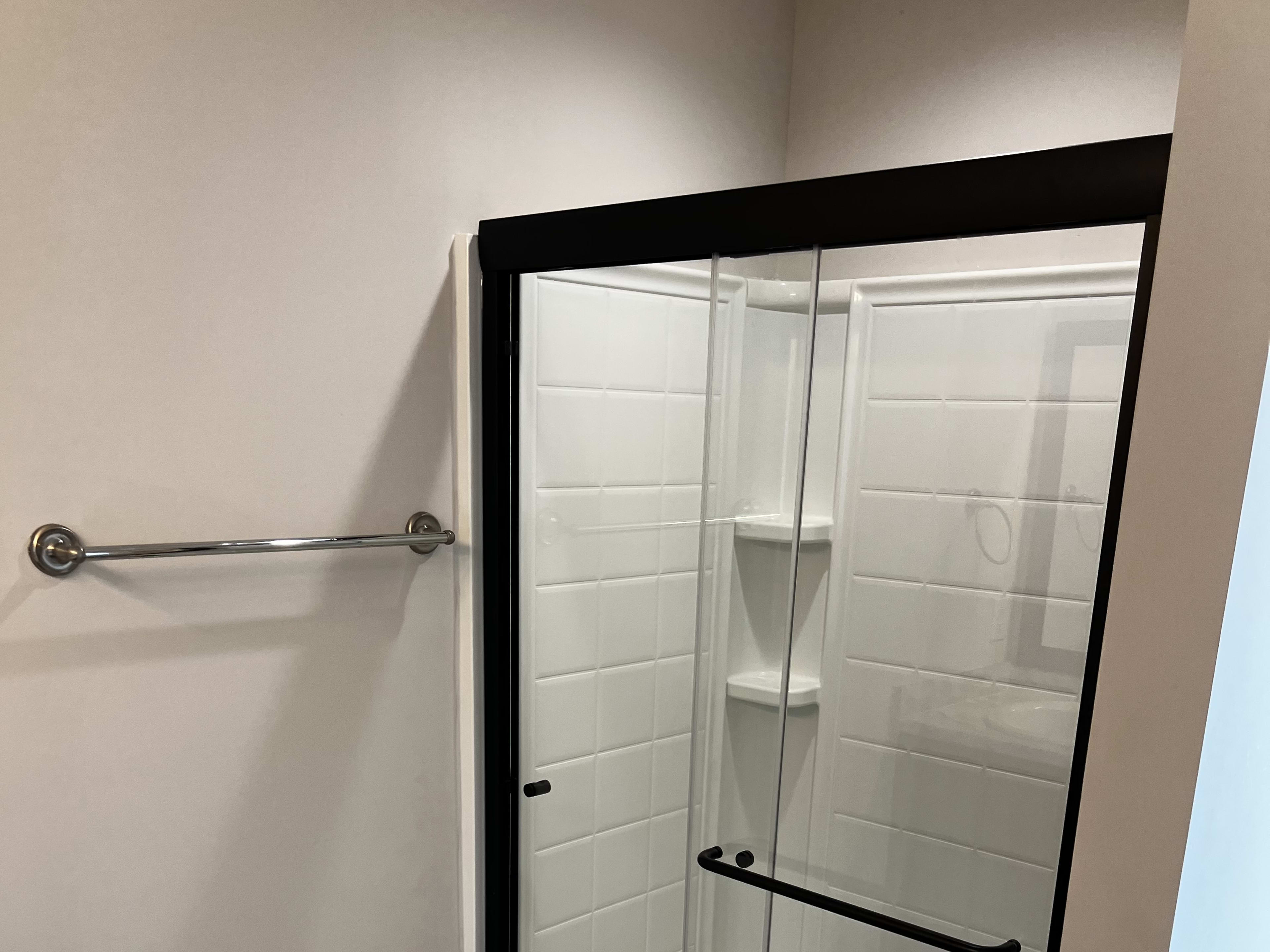 Bathroom Shower Door Install after