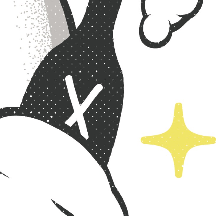 Illustration for large format print