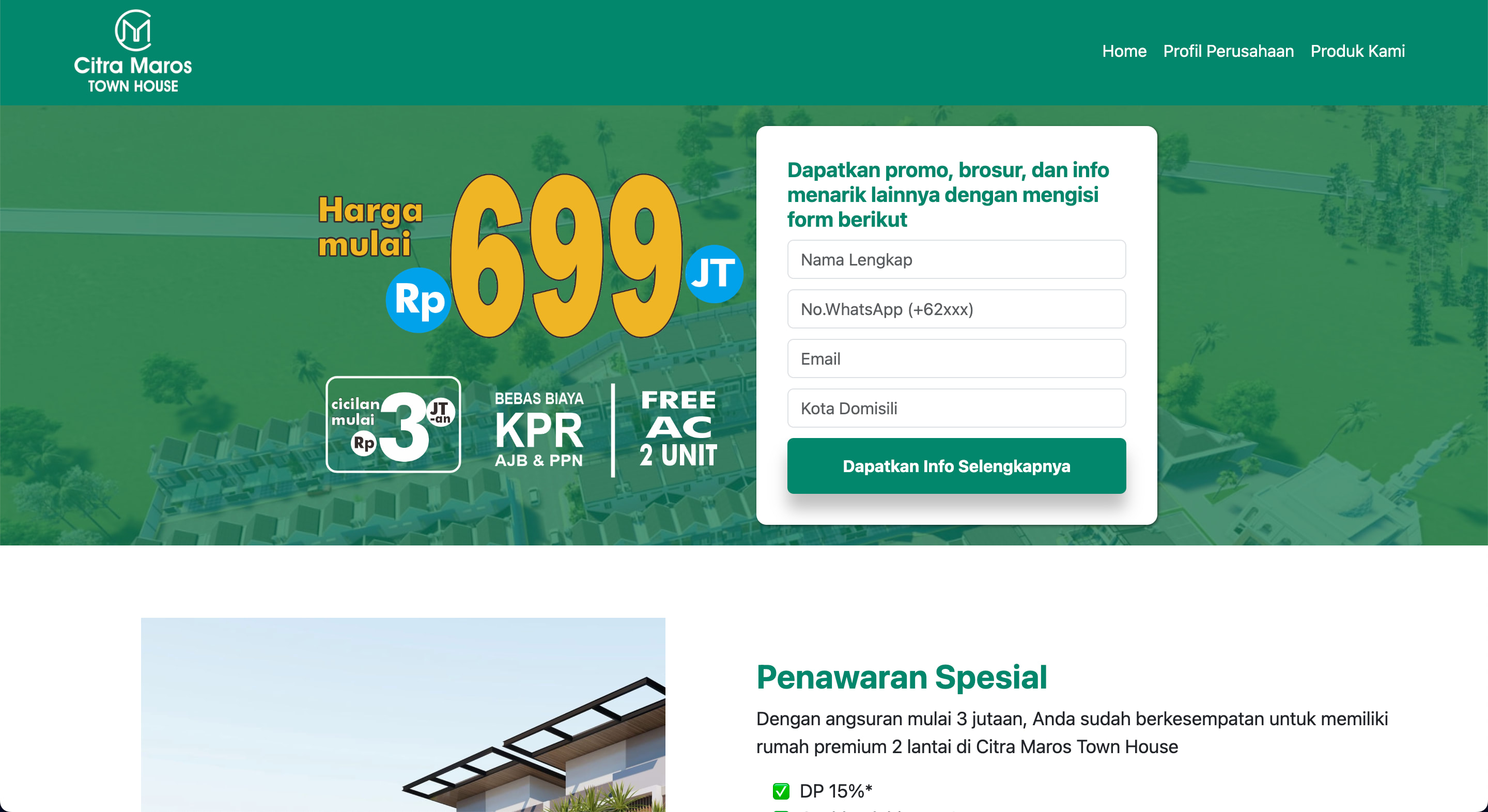 Citra Maros Town House