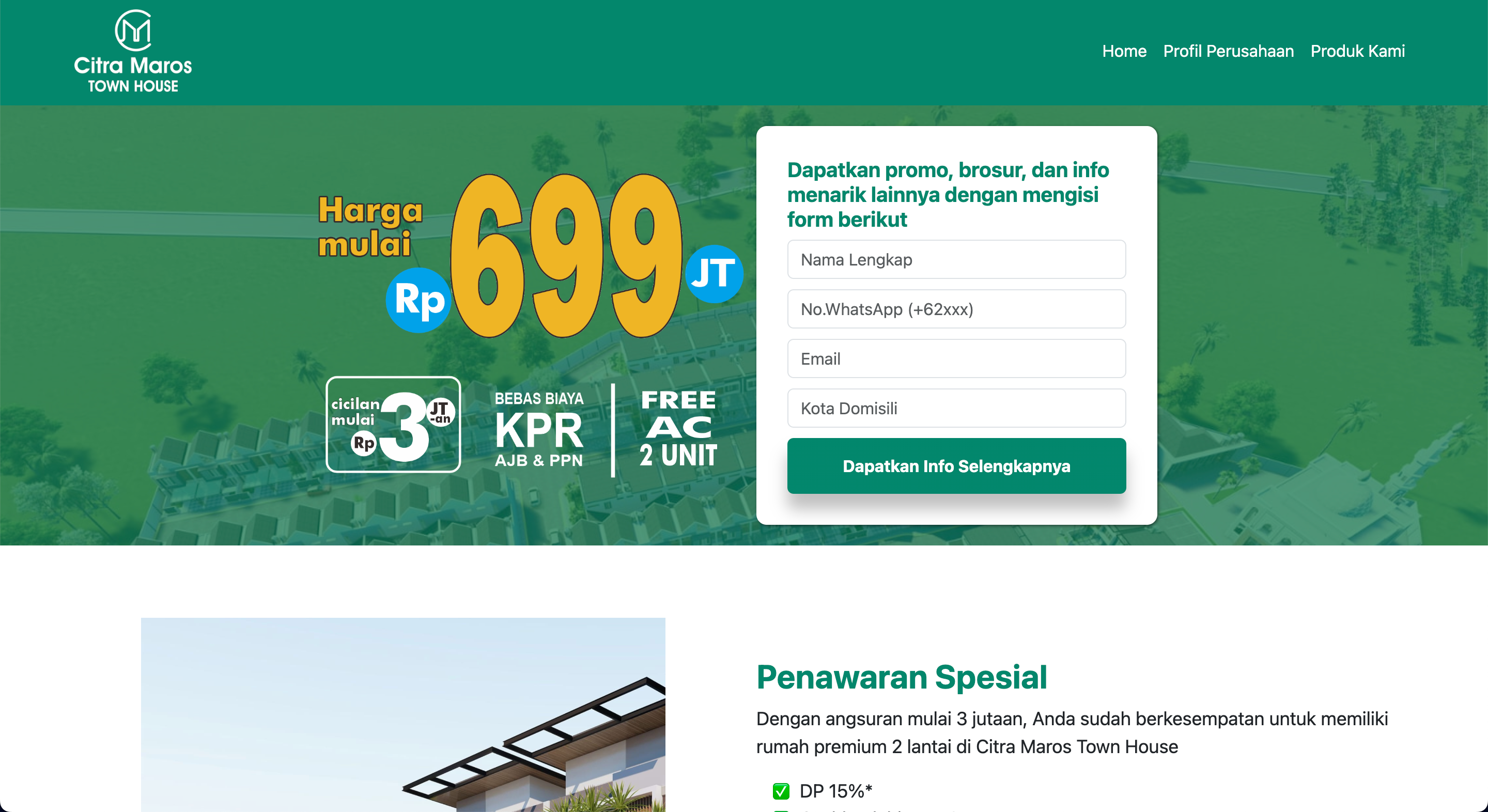 Citra Maros Town House