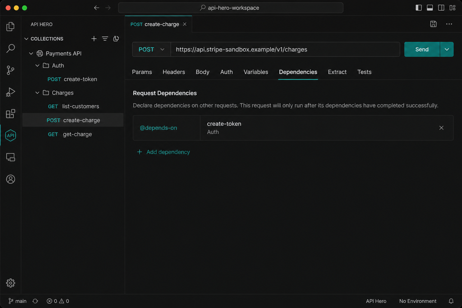 Collections and Request Editor