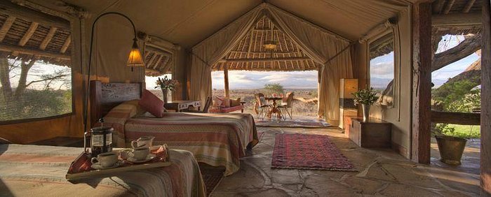 Safari Tent at Elewana Tortilis Camp, Amboseli, Kenya