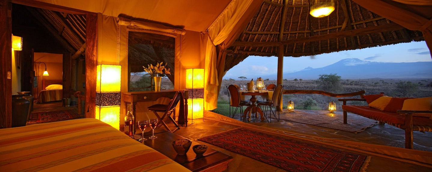 Family Cottage at Elewana Tortilis Camp, Amboseli, Kenya