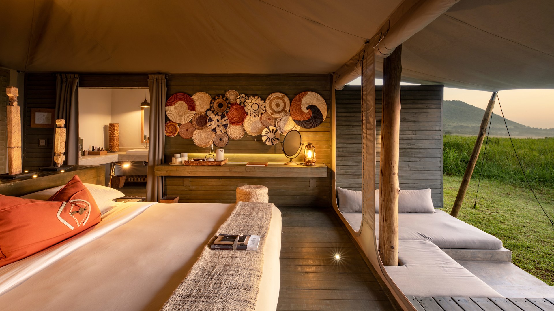 Superior Tents at &Beyond Kichwa Tembo Tented Camp, Maasai Mara, Kenya