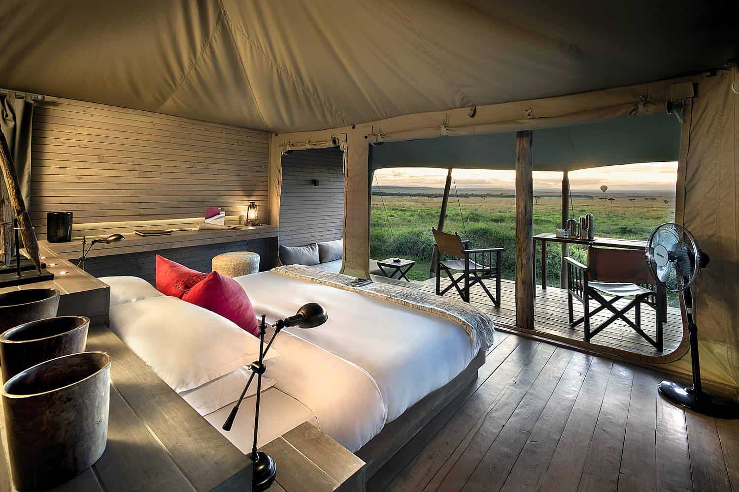 Family Tents at &Beyond Kichwa Tembo Tented Camp, Maasai Mara, Kenya