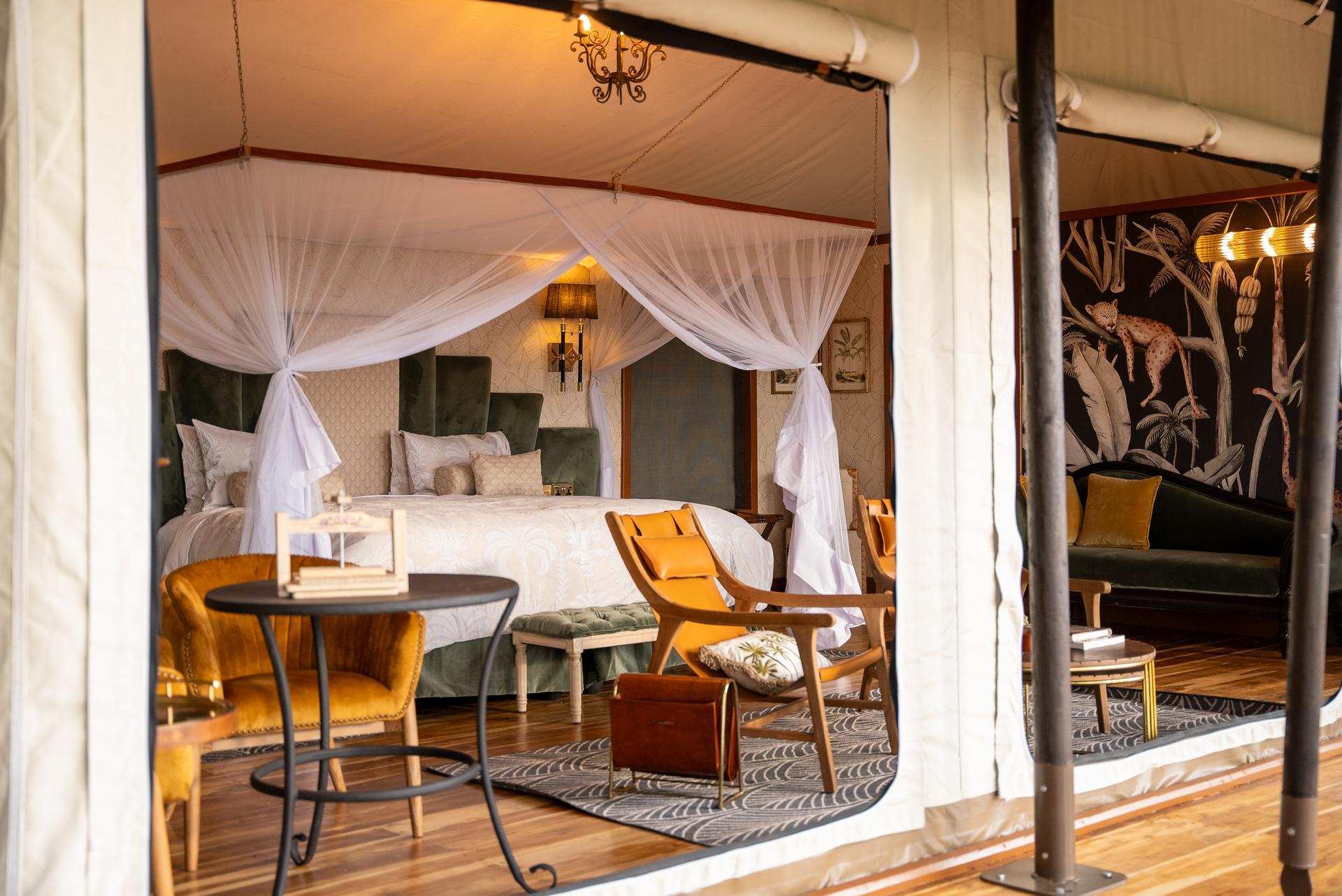 Honeymoon Tent at Cottar's 1920s Camp, Maasai Mara, Kenya