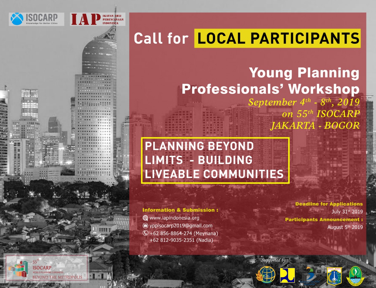 ISOCARP YPP's Workshop 2019- Call for Local Participants