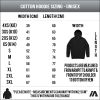 Hoodie Sizing Chart