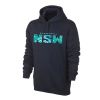 Indigenous Navy Cotton Hoodie 