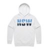 Split Snow Marle Cotton Hoodie 