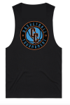 Black Cotton Tank Back