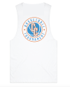 White Cotton Tank Back