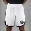 White / Black Coaches Shorts