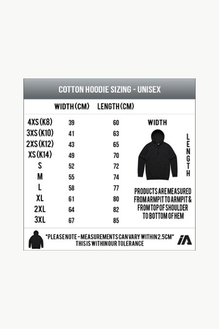 Hoodie Sizing