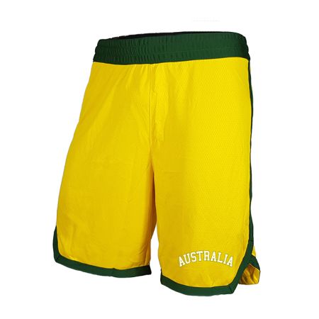 Boomers Shorts Gold | Aussie Basketball 