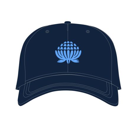 Navy Snapback Cap - Front