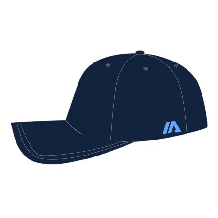 Navy Snapback Cap - Side