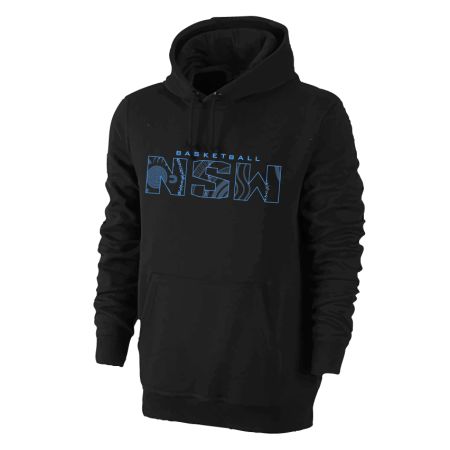 Indigenous Navy Cotton Hoodie 